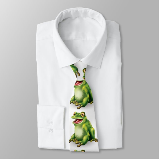 Happy Frog Tie (Tied)