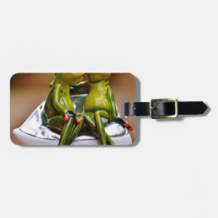 Happy Frogs Luggage Tag