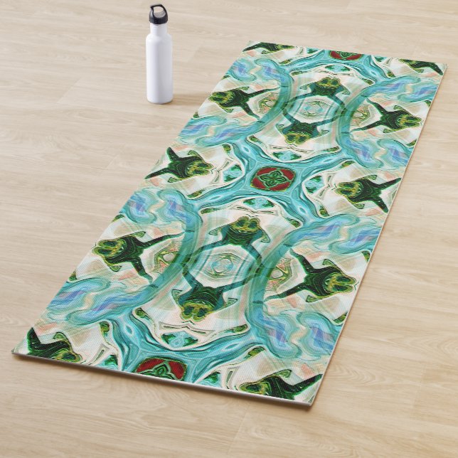 Happy frogs..... yoga mat (In Situ)