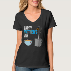 Happy Frothers Day Milk Frother And Coffee Cup Fat T-Shirt