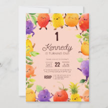 Happy Fruit Themed Birthday