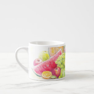 Happy fruits espresso cup