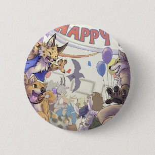 Happy furry con Button