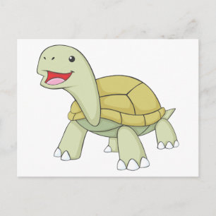Happy Galapagos Tortoise Postcard