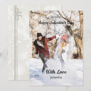 Happy Galentine’s Day Custom Photo - Best Friends Card