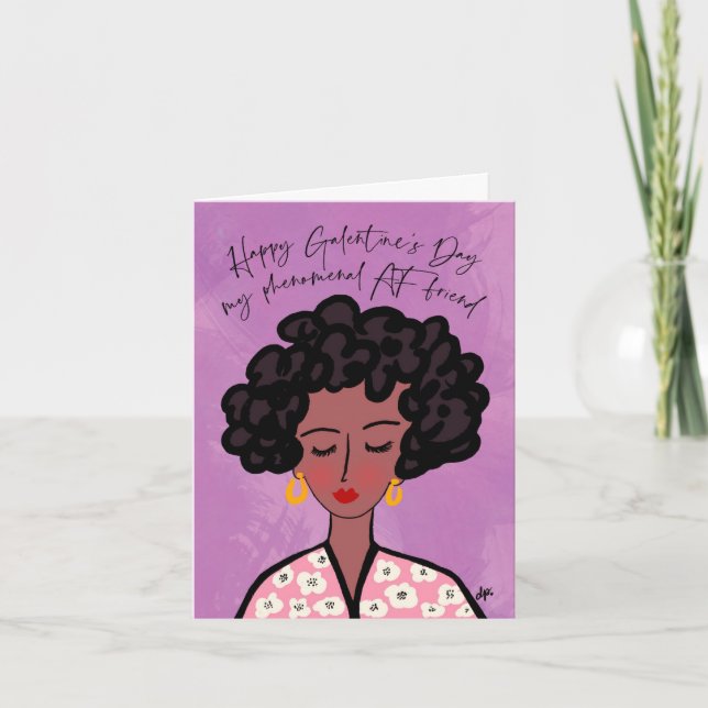 Happy Galentine’s Day Phenomenal AF Friend Holiday (Front)