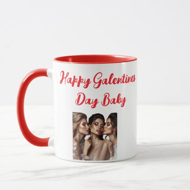 Happy Galentines Day Baby Mug (Left)