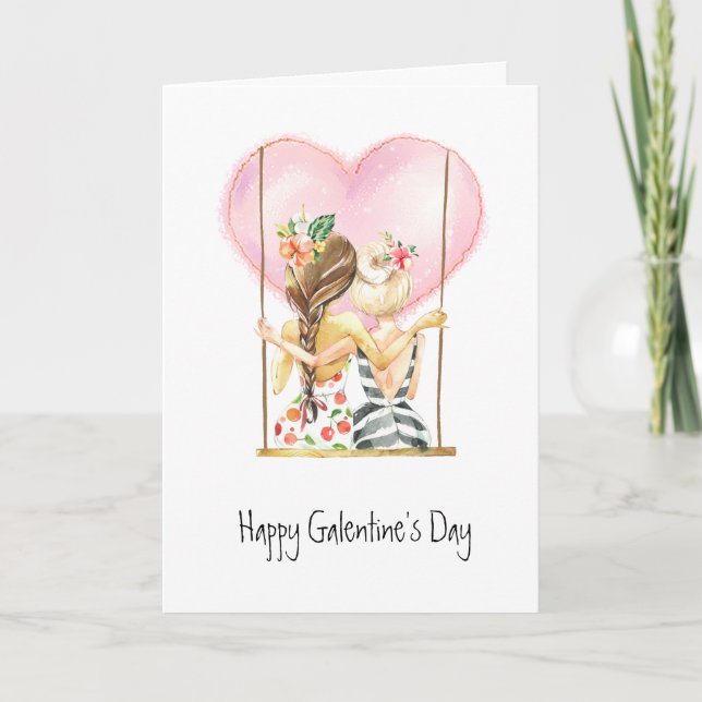 Happy Galentines Day Card (Front)