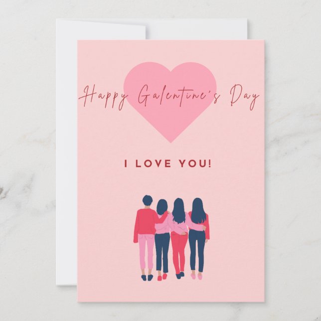 Happy Galentine's Day Card (Front)