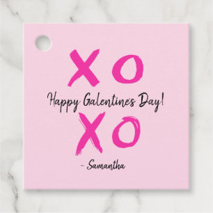 Happy Galentine's Day Custom xoxo valentine's Favour Tags