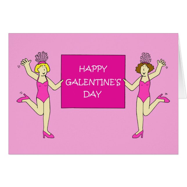 Happy Galentine's Day February 13th (Front Horizontal)