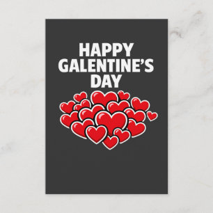 Happy Galentine's day girl friends Valentine's day Enclosure Card