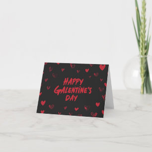Happy Galentine's day girl friends Valentine's day Holiday Card