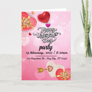 Happy Galentine's day girlfriends Valentine's day Holiday Card