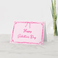 Happy Galentine's Day Girly Pink Gal Pal Friend