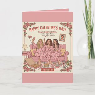 Happy Galentine's Day Greeting Card