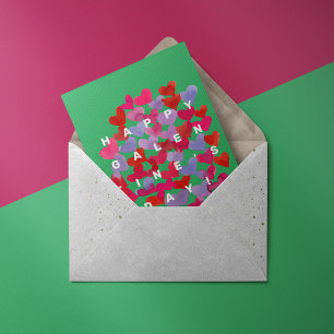 Happy Galentine's day hearts Valentine's Day Card