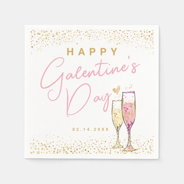 Happy Galentines Day Napkin (Front)