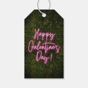 Happy Galentine's Day Neon Sign Valentine's Day Gift Tags