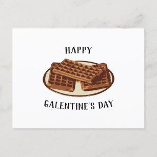 Happy Galentine's Day Parks & Rec Holiday Postcard