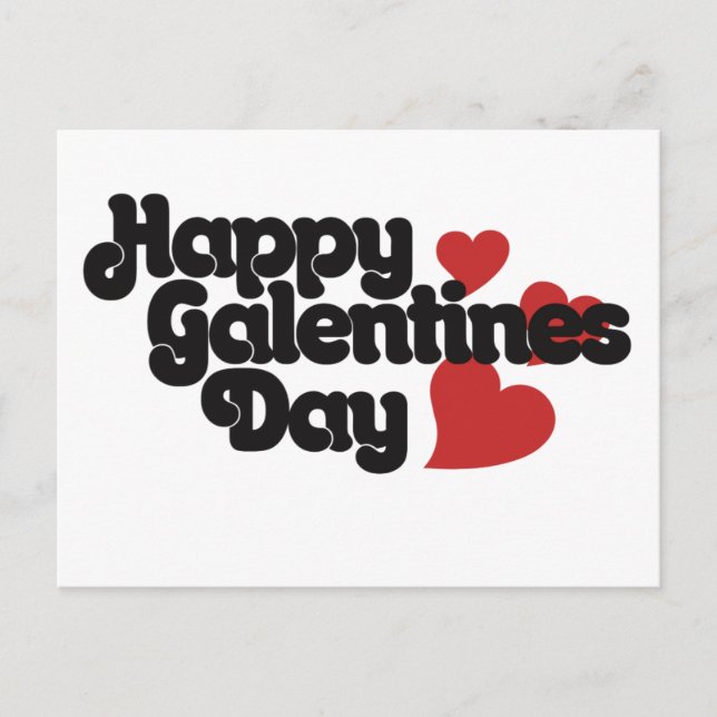 Happy Galentines Day Postcard (Front)