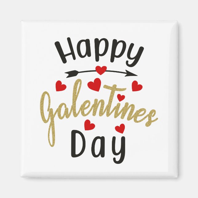 Happy Galentines Day Valentines Love Friendships Magnet (Front)