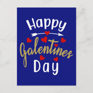 Happy Galentines Day Valentines Love Friendships Postcard