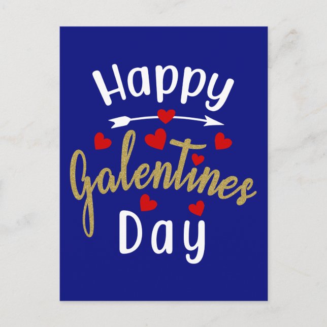 Happy Galentines Day Valentines Love Friendships Postcard (Front)