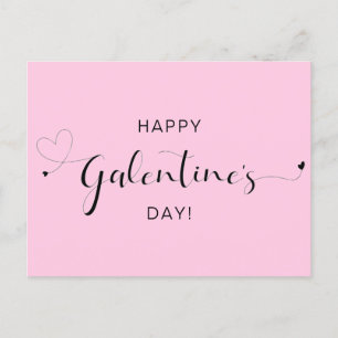 Happy galentine's Valentine's Day Friendship Holiday Postcard