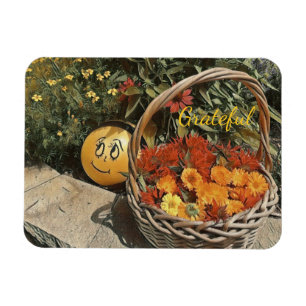 Happy Garden Gratitude Magnet