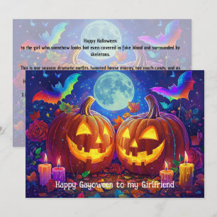 🌈🎃Happy Gayoween Girlfriend card
