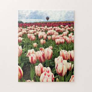 Happy Generation Tulip Field, Oregon Jigsaw Puzzle