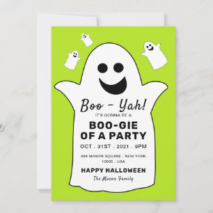 Happy Ghost, Green Halloween Party