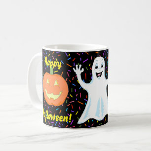 Happy Ghost Halloween Mug