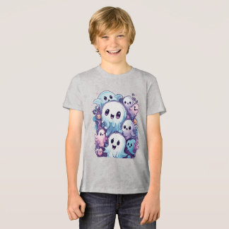 Happy Ghost Party Unisex T-Shirt Tri-Blend Shirt