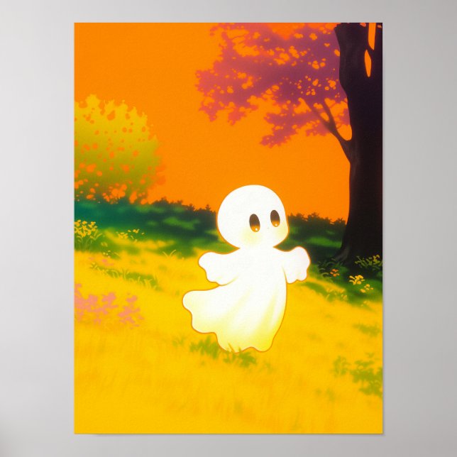Happy Ghost Poster (Front)