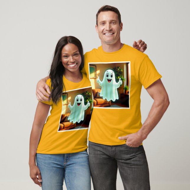Happy Ghost's Thumbs Up T-Shirt (Unisex)