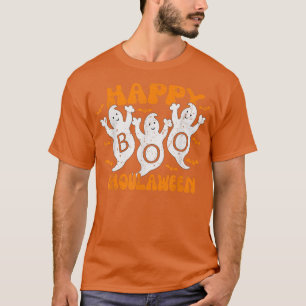 Happy Ghoulaween Halloween Funny Ghosts Trio With T-Shirt