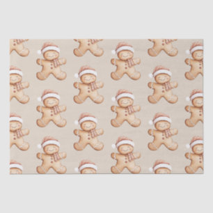 Happy Gingerbread and Star Cookie  Tissue Paper