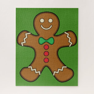 Happy Gingerbread Man Jigsaw Puzzle