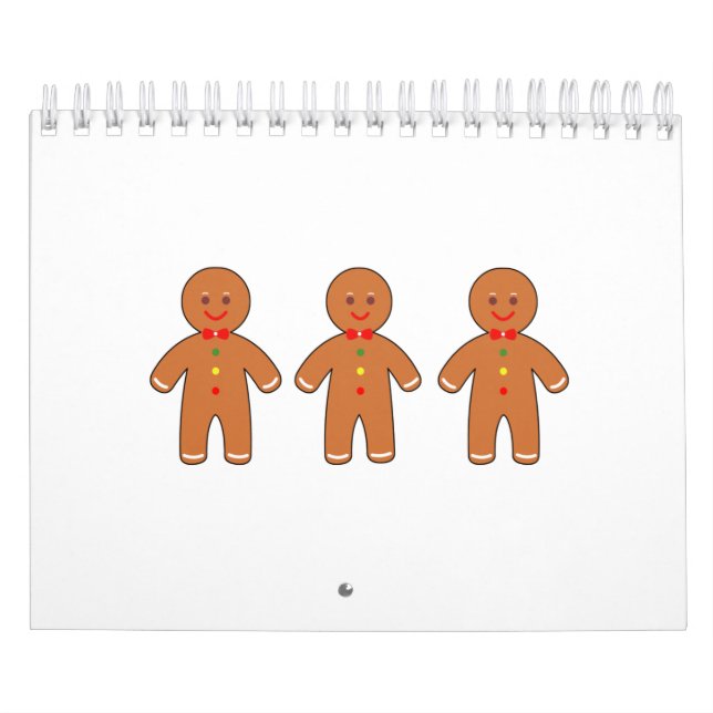 Happy gingerbread men calendar (Cover)