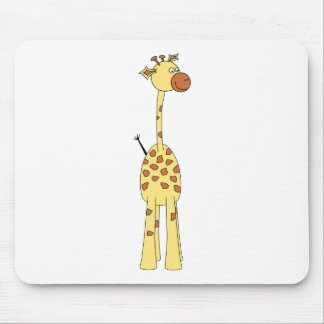 Happy Giraffe. Cartoon Mouse Mat