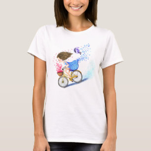 Happy Girl Bike T-Shirt