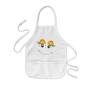 HAPPY GIRL FACE KIDS APRON