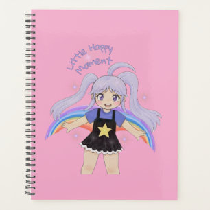 Happy Girl Hand Drawn Illustration – Little Happy  Planner