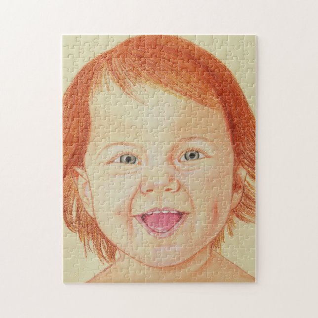 Happy Girl Puzzle (Vertical)