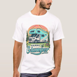 Happy Glamper RV Adventure T-Shirt