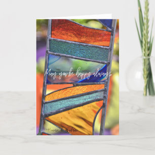 HAPPY GLASS Greeting Card