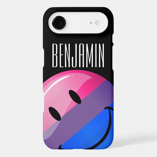 Happy Glossy Bisexuality Pride Flag Case-Mate Samsung Galaxy Case (Back)