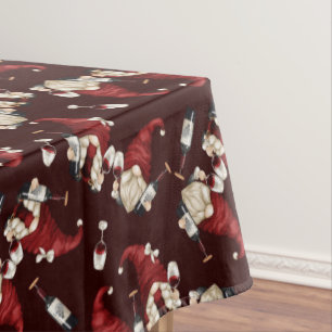 Happy Gnome Couple Tablecloth